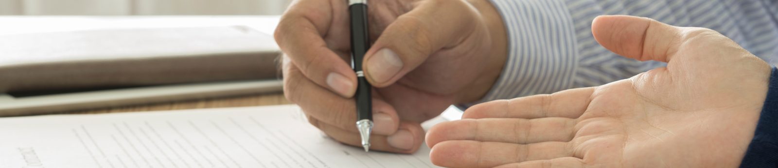Signing Paper