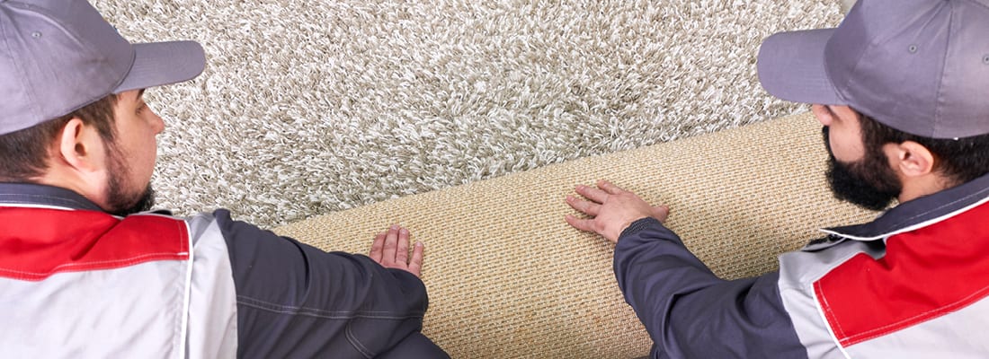 carpet layers fitting carpet